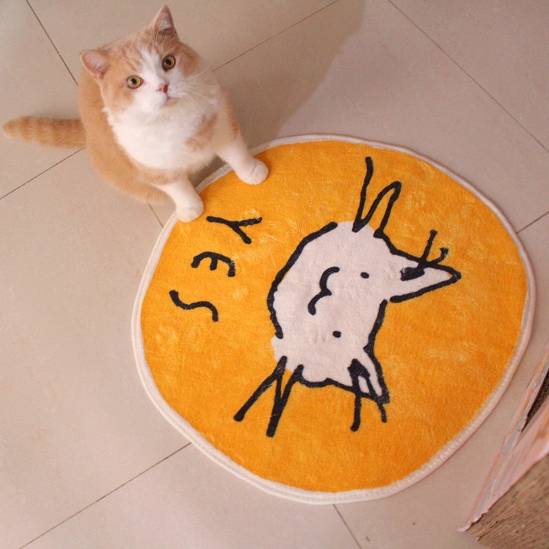 Cartoon Non-slip Floor Mats, Pet Mats, Cat Mats, Sleeping Cat Cage Mats, Warm Cat Supplies