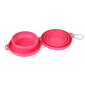 Rubber Foldable Double Bowl Pet Feeding Bowl Pet Supplies Dog Cat Bowls